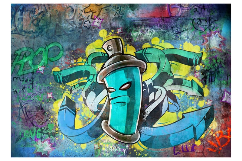Fototapet Graffiti Maker 400x280 - Artgeist sp. z o. o. - Boligtilbehør - Vægdekoration - Tapeter - Fototapeter