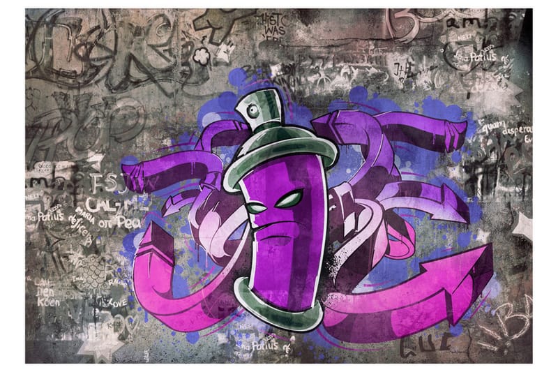 Fototapet Graffiti Spray Can 200x140, Artgeist sp. z o. o.