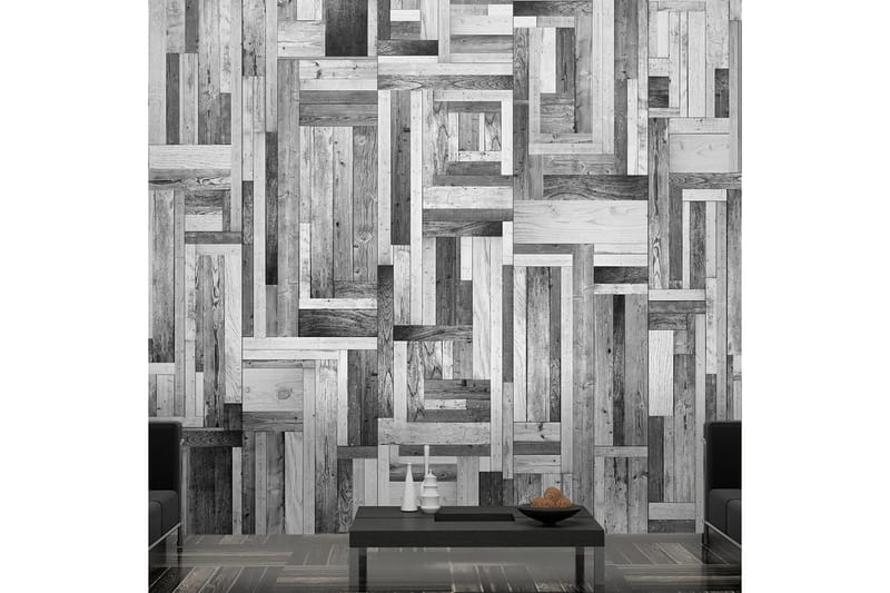 Fototapet Gray Labyrinth 50x1000, Artgeist sp. z o. o.