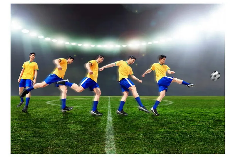 Fototapet Great Footballer 350x245 - Artgeist sp. z o. o. - Boligtilbehør - Vægdekoration - Tapeter - Fototapeter
