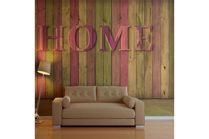 Fototapet House Pink 300x231, Artgeist sp. z o. o.