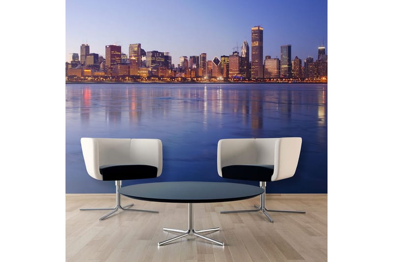 Fototapet Icy Downtown Chicago 200x154, Artgeist sp. z o. o.