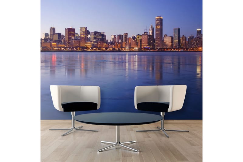 Fototapet Icy Downtown Chicago 350x270, Artgeist sp. z o. o.