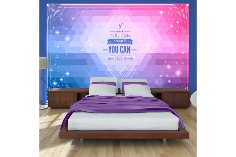 Fototapet If You Can Dream It You Can Do It! 400x280 - Artgeist sp. z o. o. - Boligtilbehør - Vægdekoration - Tapeter - Fototapeter