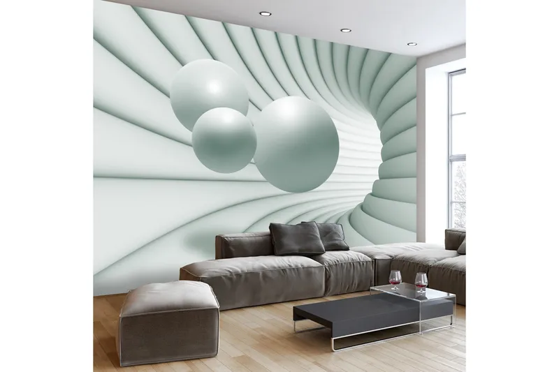 Fototapet In The Green Tunnel 300x210, Artgeist sp. z o. o.