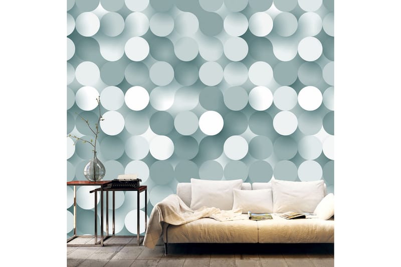 Fototapet In The Net Of Grey 350x245, Artgeist sp. z o. o.