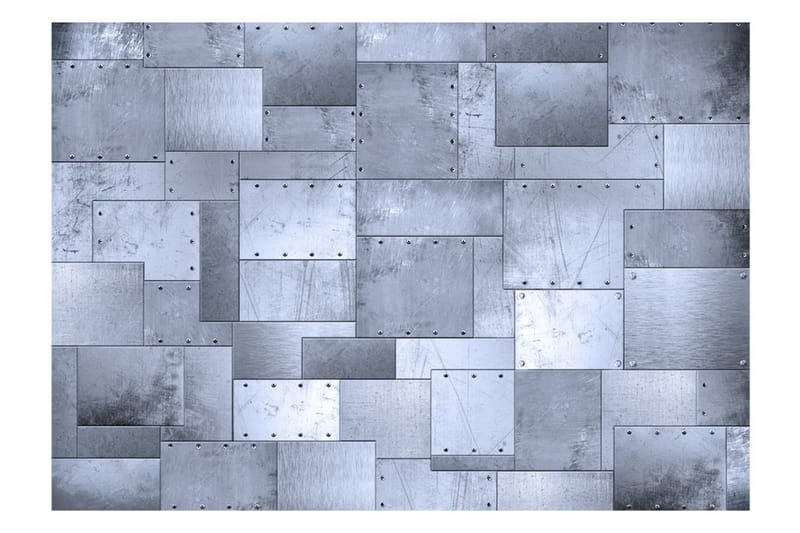 Fototapet Industrial Mosaic 350x245 - Artgeist sp. z o. o. - Boligtilbehør - Vægdekoration - Tapeter - Fototapeter