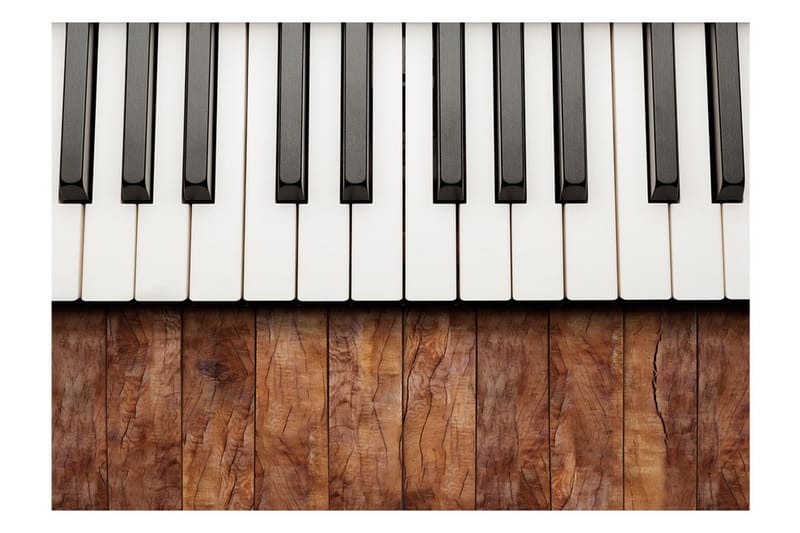 Fototapet Inspired By Chopin Mahogany 400x280 - Artgeist sp. z o. o. - Boligtilbehør - Vægdekoration - Tapeter - Fototapeter