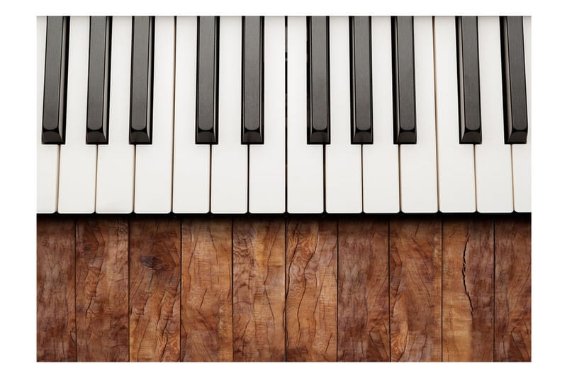 Fototapet Inspired By Chopin Mahogany 400x280 - Artgeist sp. z o. o. - Boligtilbehør - Vægdekoration - Tapeter - Fototapeter