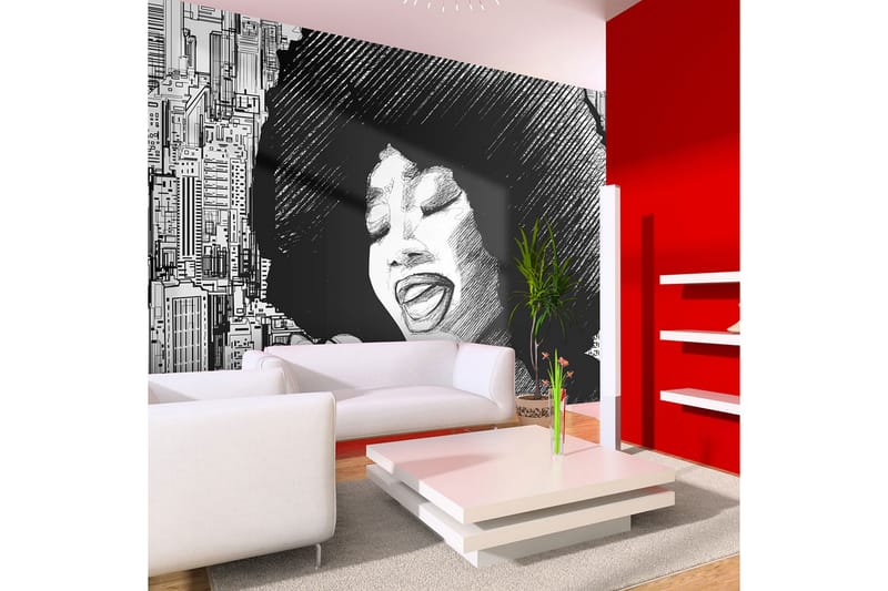 Fototapet Jazz Singer 250x193, Artgeist sp. z o. o.