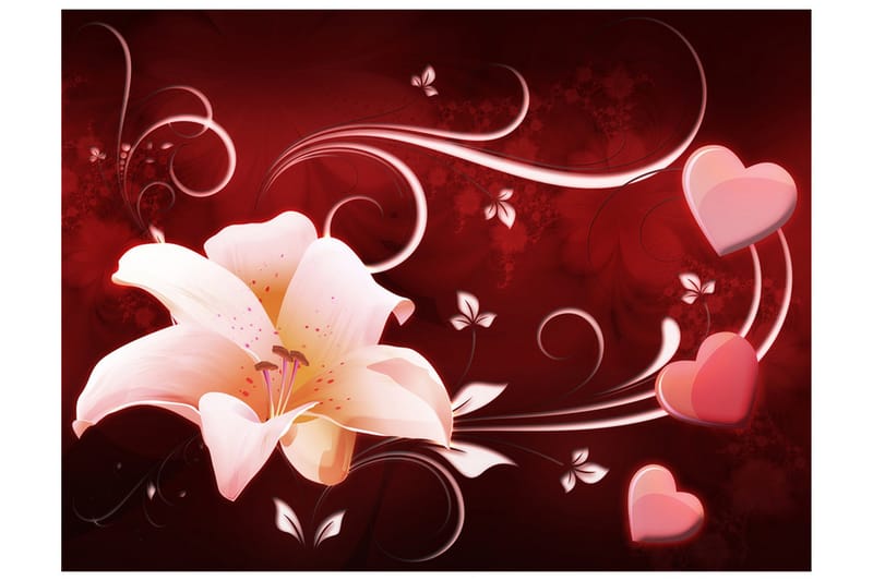 Fototapet Kærligheds Message 250x193 - Artgeist sp. z o. o. - Boligtilbehør - Vægdekoration - Tapeter - Fototapeter