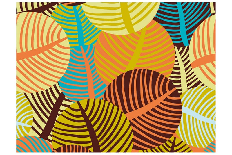 Fototapet Kollage Blad 300x231, Artgeist sp. z o. o.