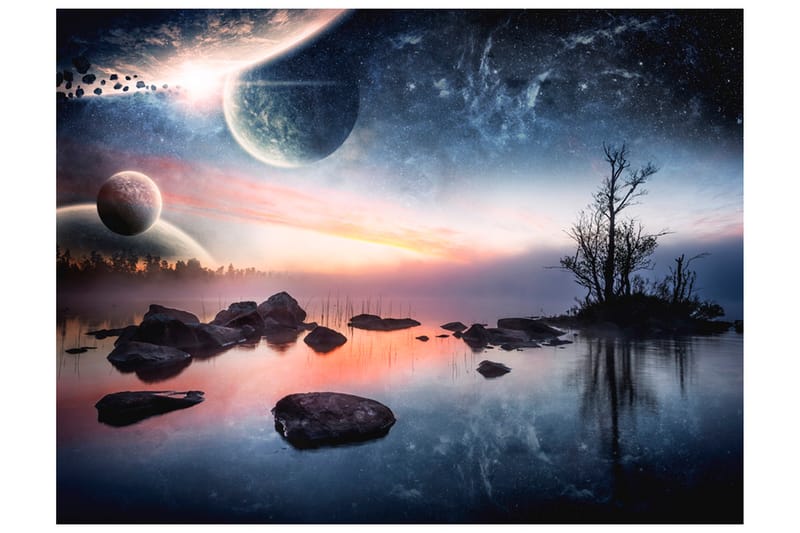 Fototapet Kosmiske Landskab 350x270 - Artgeist sp. z o. o. - Boligtilbehør - Vægdekoration - Tapeter - Fototapeter
