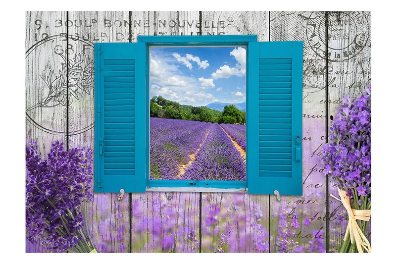 Fototapet Lavender Recollection 250x175 - Artgeist sp. z o. o. - Boligtilbehør - Vægdekoration - Tapeter - Fototapeter