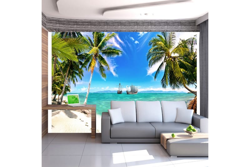 Fototapet Lost Ships 150x105 - Artgeist sp. z o. o. - Boligtilbehør - Vægdekoration - Tapeter - Fototapeter