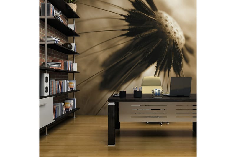 Fototapet Mælkebøtte Sepia 350x270, Artgeist sp. z o. o.