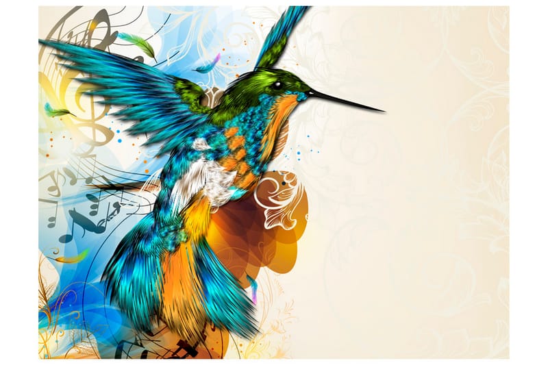 Fototapet Marvelous Bird 200x154 - Artgeist sp. z o. o. - Boligtilbehør - Vægdekoration - Tapeter - Fototapeter