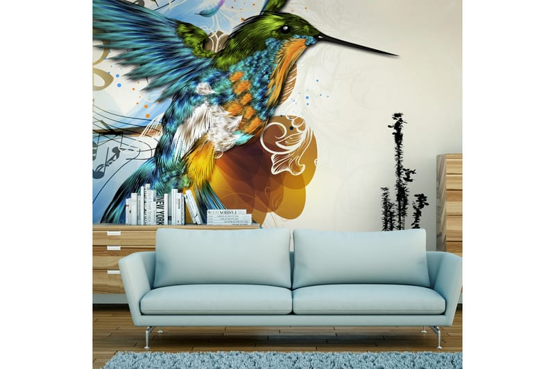 Fototapet Marvelous Bird 200x154 - Artgeist sp. z o. o. - Boligtilbehør - Vægdekoration - Tapeter - Fototapeter