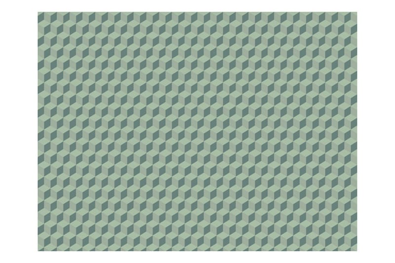 Fototapet Monokromatiska Kuber 350x270 - Artgeist sp. z o. o. - Boligtilbehør - Vægdekoration - Tapeter - Fototapeter