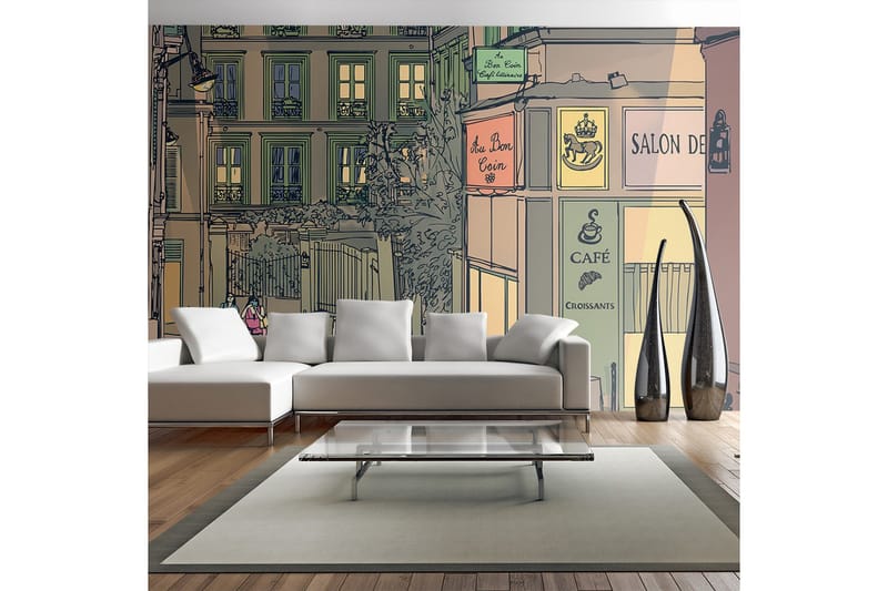 Fototapet Morgenmad Paris 450x270, Artgeist sp. z o. o.