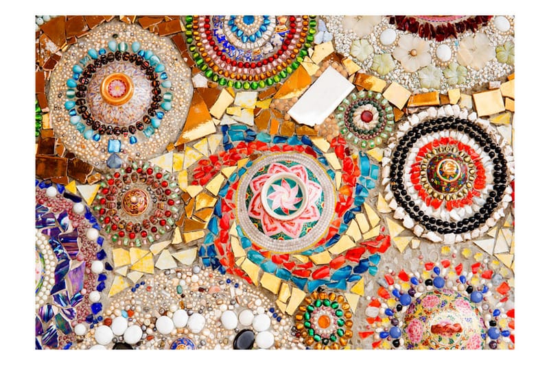 Fototapet Moroccan Mosaic 250x175 - Artgeist sp. z o. o. - Fototapeter