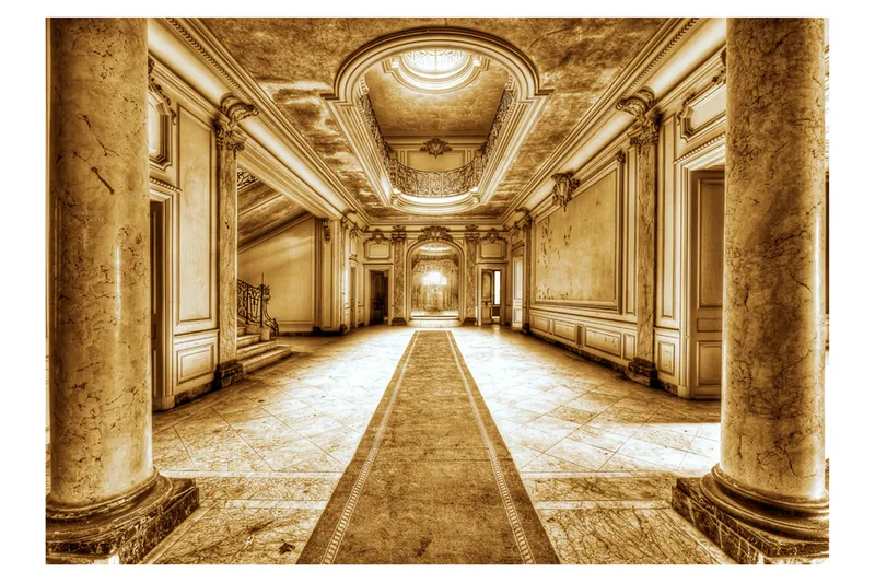 Fototapet Mystery Marble Sepia 350x245, Artgeist sp. z o. o.