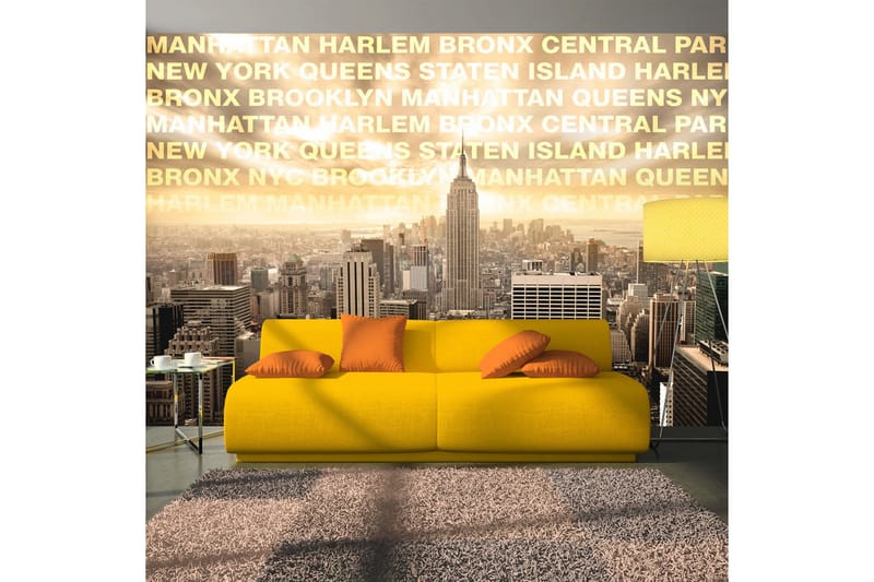 Fototapet Neighborhoods Of New York 100x70 - Artgeist sp. z o. o. - Boligtilbehør - Vægdekoration - Tapeter - Fototapeter