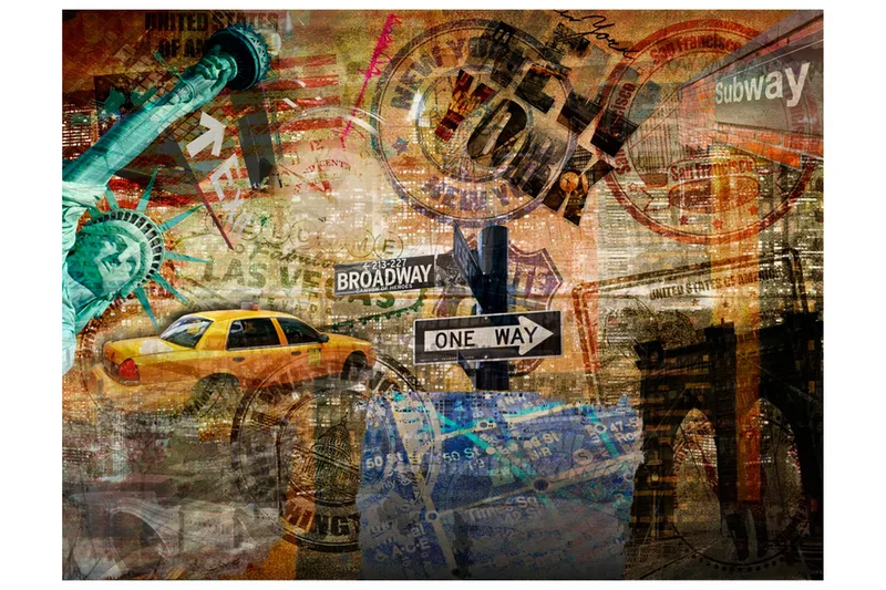 Fototapet New York Brooklyn Bridge 300x231, Artgeist sp. z o. o.