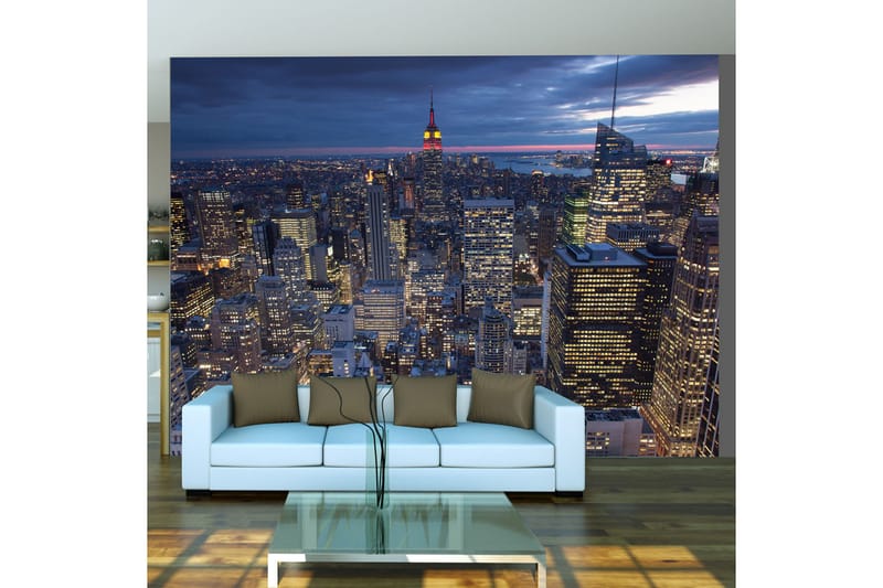 Fototapet New York Nat 400x309 - Artgeist sp. z o. o. - Boligtilbehør - Vægdekoration - Tapeter - Fototapeter
