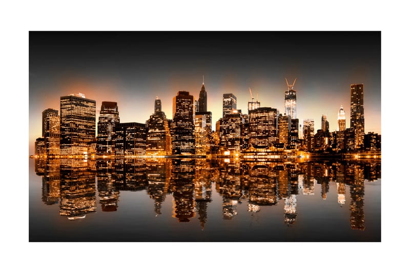 Fototapet New York Og Guld 450x270, Artgeist sp. z o. o.