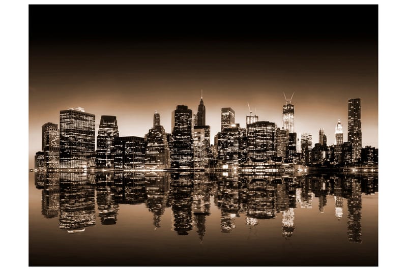 Fototapet New York Sepia 350x270, Artgeist sp. z o. o.