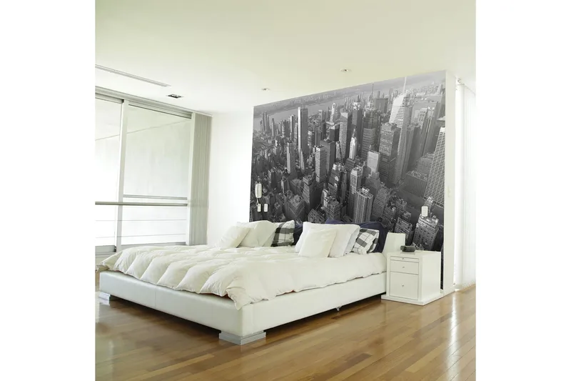 Fototapet New York Skyscrapers Bird's Eye View 250x193 - Artgeist sp. z o. o. - Boligtilbehør - Vægdekoration - Tapeter - Fototapeter