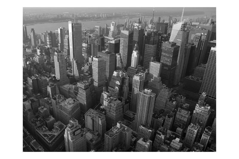 Fototapet New York Skyscrapers Bird's Eye View 250x193 - Artgeist sp. z o. o. - Boligtilbehør - Vægdekoration - Tapeter - Fototapeter