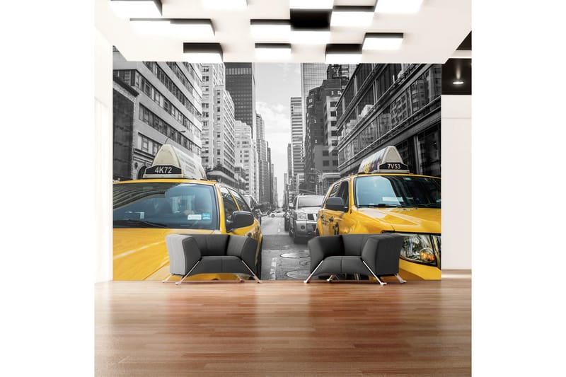 Fototapet New York Taxi 250x175 - Artgeist sp. z o. o. - Boligtilbehør - Vægdekoration - Tapeter - Fototapeter