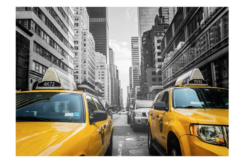Fototapet New York Taxi 250x175 - Artgeist sp. z o. o. - Boligtilbehør - Vægdekoration - Tapeter - Fototapeter