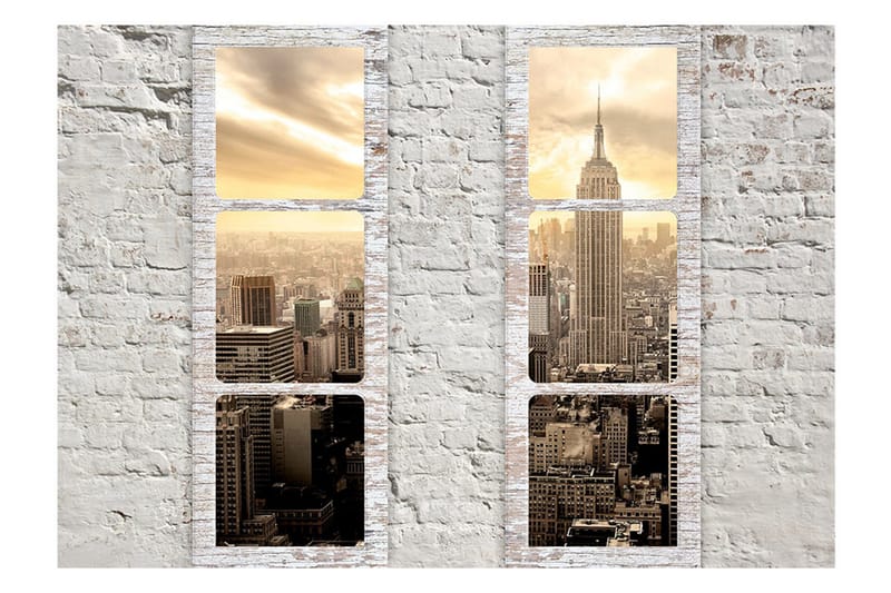 Fototapet New York View From The Window 150x105 - Artgeist sp. z o. o. - Boligtilbehør - Vægdekoration - Tapeter - Fototapeter