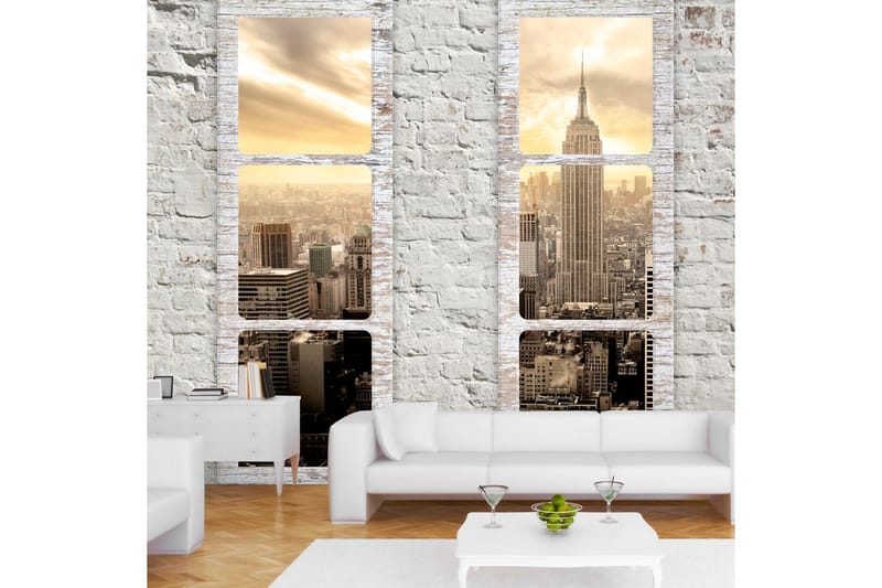 Fototapet New York View From The Window 200x140 - Artgeist sp. z o. o. - Boligtilbehør - Vægdekoration - Tapeter - Fototapeter