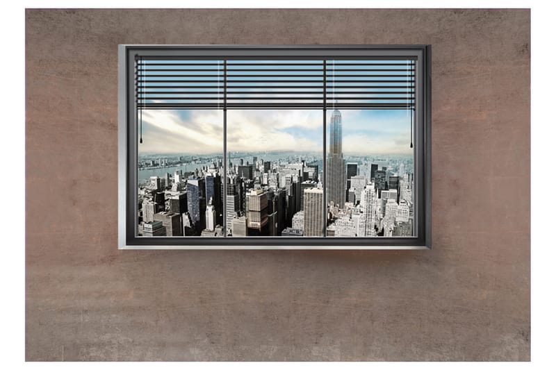Fototapet New York Window 100x70 - Artgeist sp. z o. o. - Boligtilbehør - Vægdekoration - Tapeter - Fototapeter