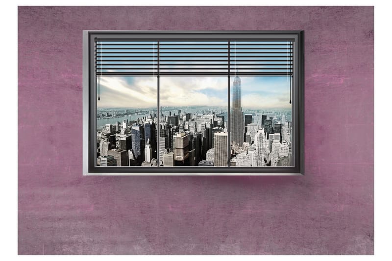 Fototapet New York Window II 150x105 - Artgeist sp. z o. o. - Boligtilbehør - Vægdekoration - Tapeter - Fototapeter