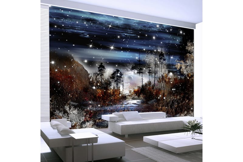 Fototapet Night In The Forest 400x280, Artgeist sp. z o. o.