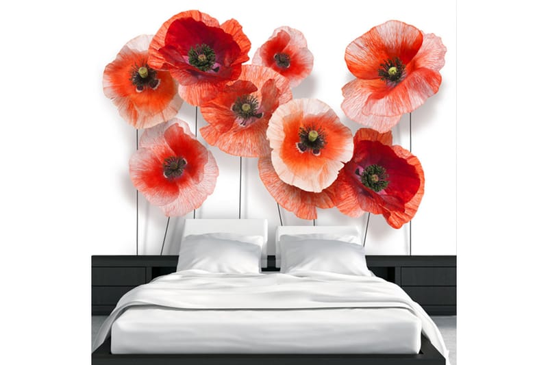 Fototapet Nine Poppies 200x140 - Artgeist sp. z o. o. - Fototapeter