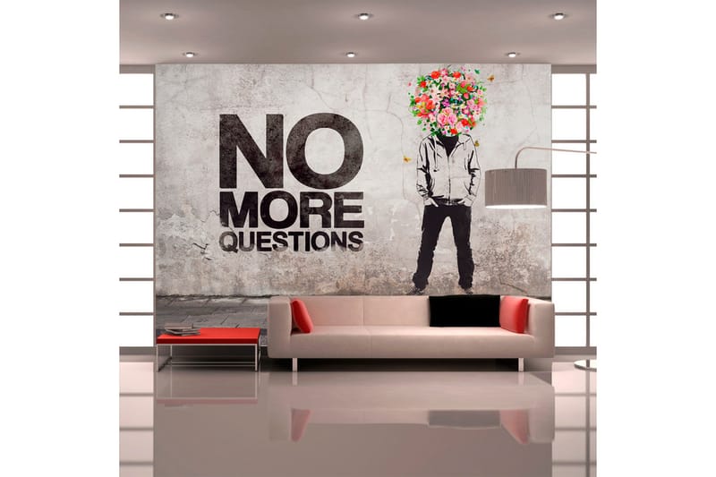 Fototapet No More Questions 150x105 - Artgeist sp. z o. o. - Boligtilbehør - Vægdekoration - Tapeter - Fototapeter