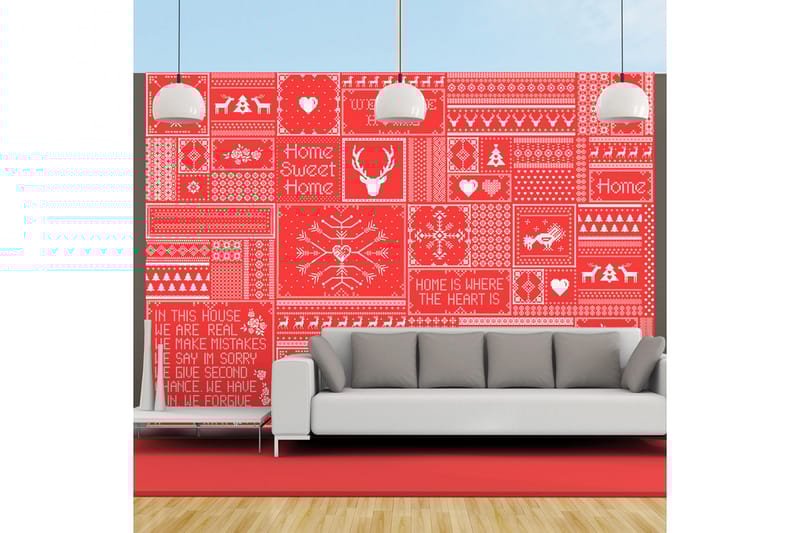 Fototapet Norwegian Composition 350x245 - Artgeist sp. z o. o. - Boligtilbehør - Vægdekoration - Tapeter - Fototapeter