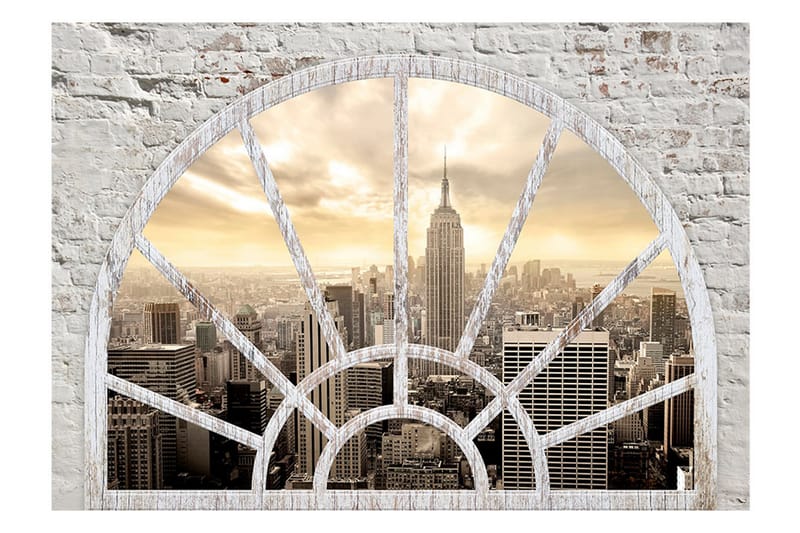 Fototapet NY City In The Morning 100x70 - Artgeist sp. z o. o. - Boligtilbehør - Vægdekoration - Tapeter - Fototapeter