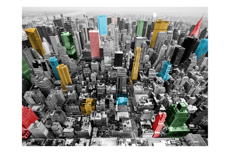 Fototapet NY Kaleidoscope 350x270, Artgeist sp. z o. o.