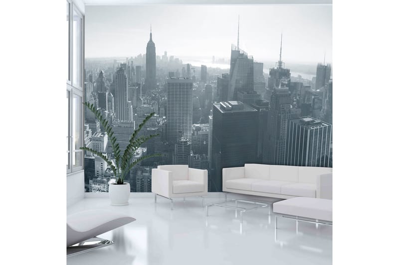 Fototapet NYC Tegn På En Farvet Baggrund 200x154 - Artgeist sp. z o. o. - Boligtilbehør - Vægdekoration - Tapeter - Fototapeter