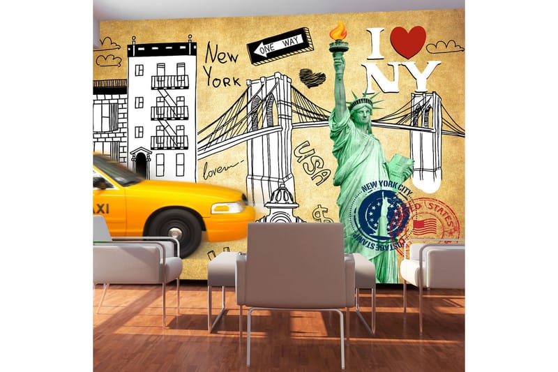 Fototapet One Way New York 350x245, Artgeist sp. z o. o.
