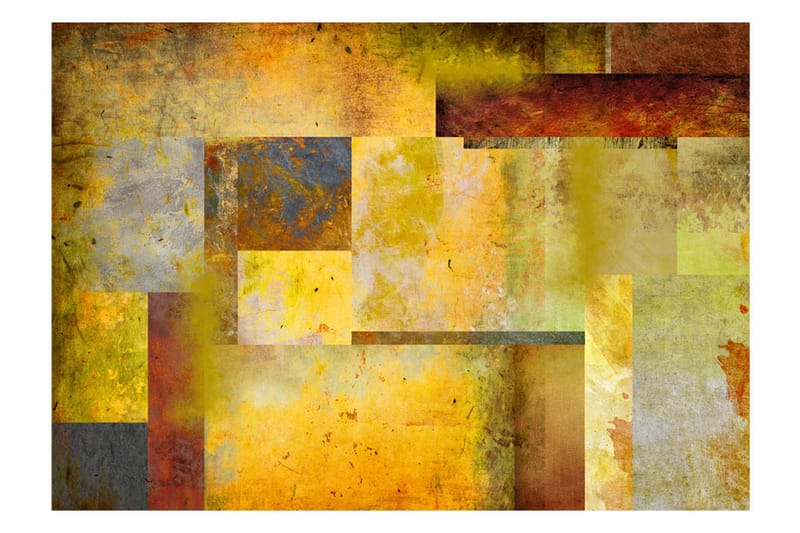 Fototapet Orange Hue of Art Expression 150x105 - Artgeist sp. z o. o. - Boligtilbehør - Vægdekoration - Tapeter - Fototapeter