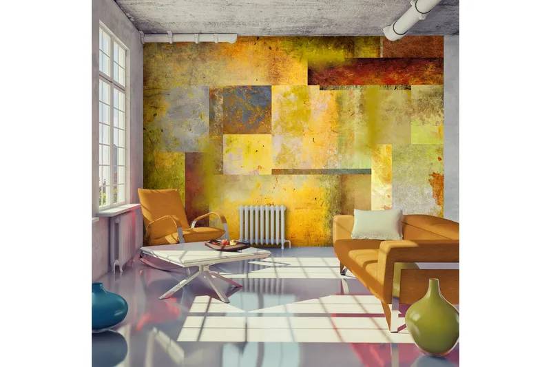 Fototapet Orange Hue Of Art Expression 400x280, Artgeist sp. z o. o.