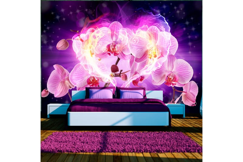 Fototapet Orchids In Flames 100x70, Artgeist sp. z o. o.